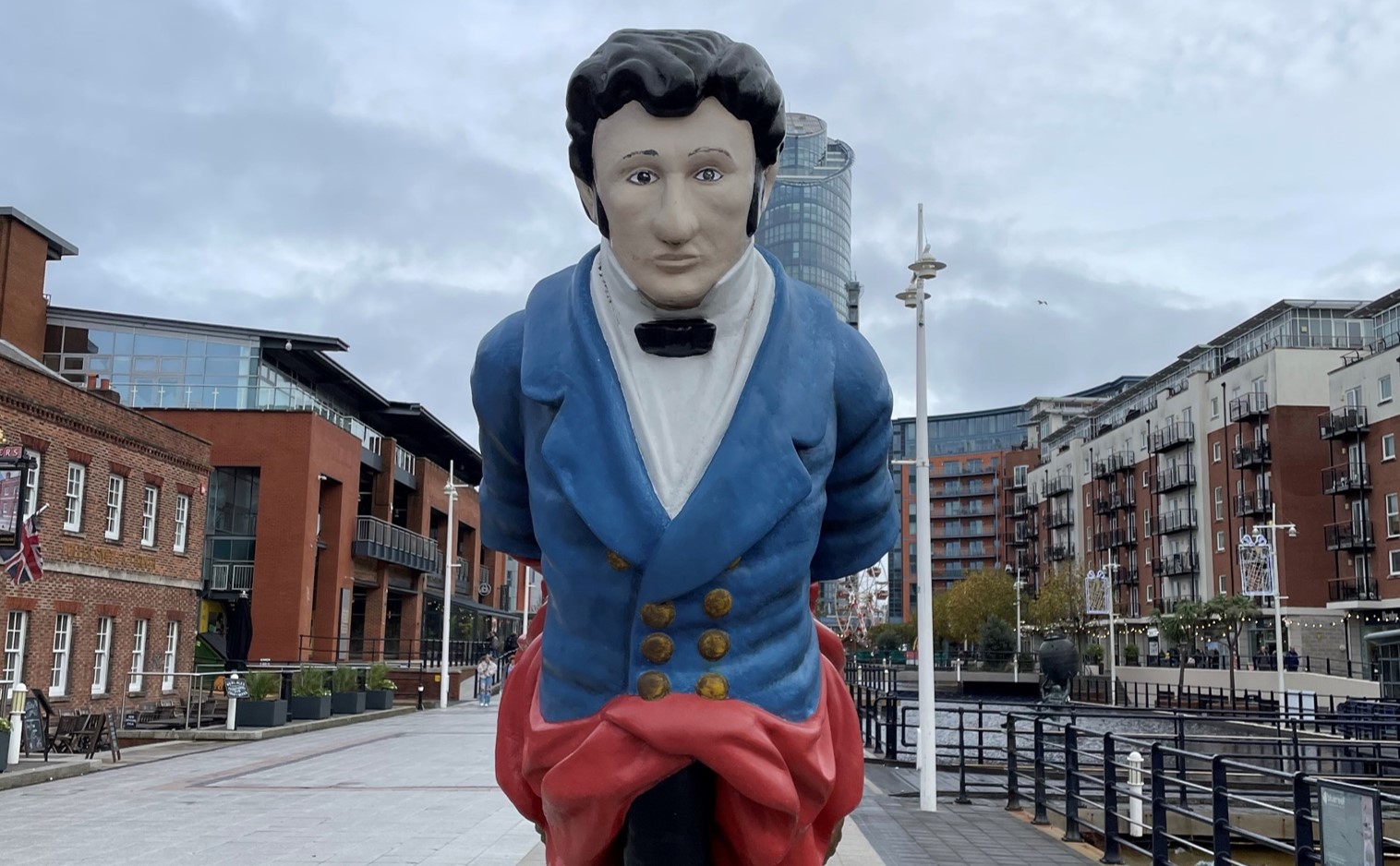 Figurehead from a ship in Portsmouth